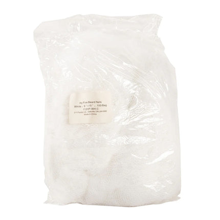 511 Food Service Honeycomb Beard Cover - 18", White, 100/Pack