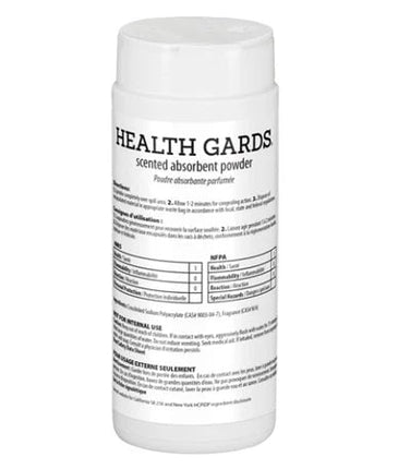 Poudre absorbante parfumée Health Gards – 453 g, Vendue à l'unité