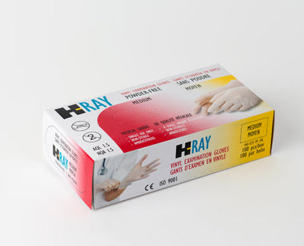 Vinyl Gloves - Powder-Free, Large, 100/Box
