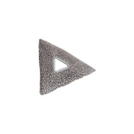 Unger Stingrey Deep Clean Microfiber Glass Cleaning Tri Pad - Grey, Sold Individually