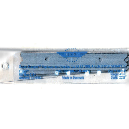 Atlas Graham Furgale Super Scraper Replacement Blades - Metal, 10/Pack, 6 Packs/Case