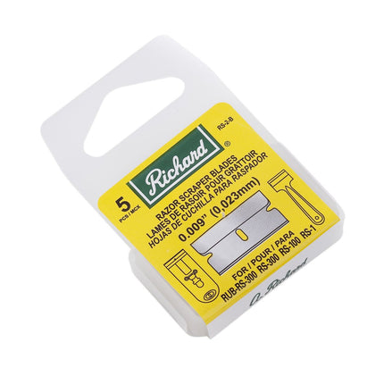 Atlas Graham Furgale Richard Replacement Metal Scraper Blades - Silver, 5/Pack