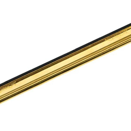 Ettore Brass Channel - 8", Yellow, Sold Individually