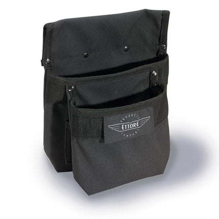 Ettore Double Loop Nylon Holster - Black, Sold Individually