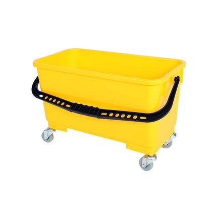 Globe Window Cleaning Bucket with Sediment Screen and Casters, Sold Individually