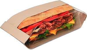 Side Window Sandwich Bag - 5.75" X 2.75" X 9.5", 500/Case