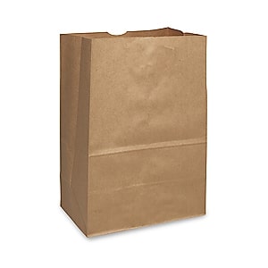 Ecofolds Kraft Paper Bag - 50lb, 12" X 7" X 17", 400/Bundle