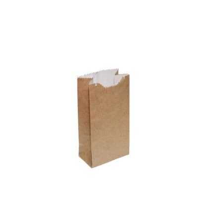 Dorfin French Fry Bag - Double Wall, 3/4lb, Kraft, 250 Bags/Case
