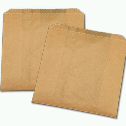 Sachet à sandwich ingraissable - 6" X 0.75" X 6.75", Naturel, 1000/Caisse