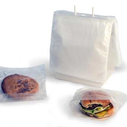 TRIPLE Deli Bag - 8.5" x 8.5", 1mil, Wicketed, Clear, 2000/Case