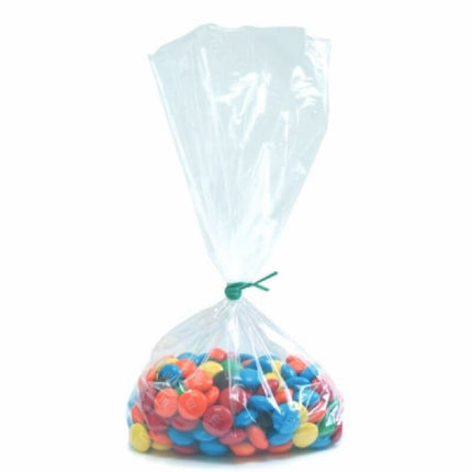 Sac en polyéthylène basse densité RONCO - Très résistant, épaisseur de 2,4 mil, 18 po x 32 po, transparent, 250/caisse
