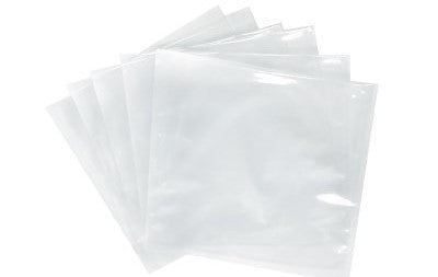 Sacs sous vide FLAIR – 8" X 10", 3mil, avant transparent/arrière noir, 1000/caisse
