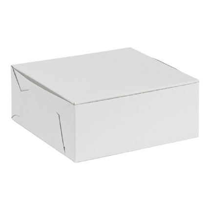 Boîte à gâteaux Albany Packaging - 15,2 cm X 15,2 cm X 6,35 cm, Blanc, 250/Caisse