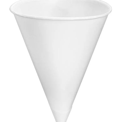 Gobelet Conique - 4 oz, Blanc, 200 Gobelets/Paquet, 25 Paquets/Caisse