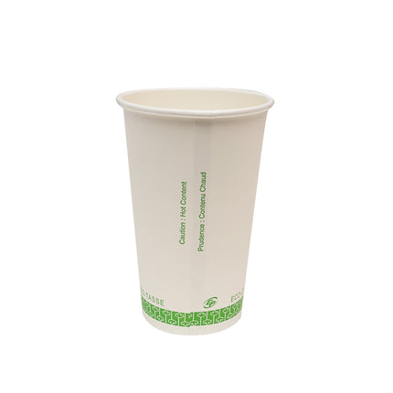 Gobelet compostable pour boissons chaudes Eco-Packaging - 16 oz, 1000/Caisse