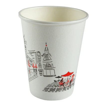 511 Food Service Ideal Feel Foam Insulated Hot Cup - 12oz, 1000/Case