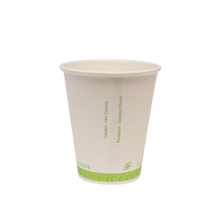 Eco-Packaging Compostable Hot Drink Cup - 10oz, 1000/Case