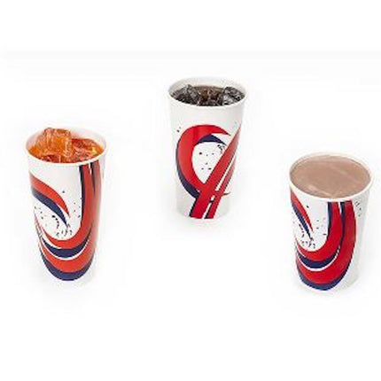 Gobelet boisson froide Swirl - 70 cl, papier, 1000/Caisse