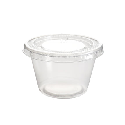 Gobelet doseur Premier Essentials PP – 4oz, transparent, 100 gobelets/manchon, 25 manchons/caisse