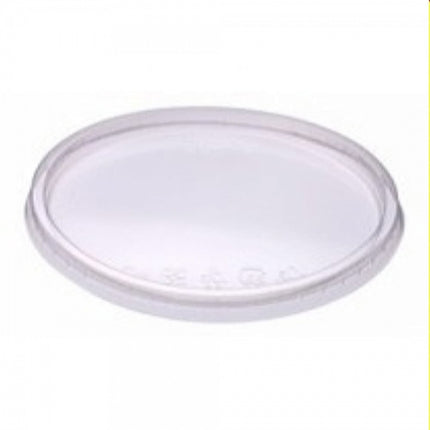 High-Heat Containers Lids - 117mm, Clear , 500/Case (Lids Only)