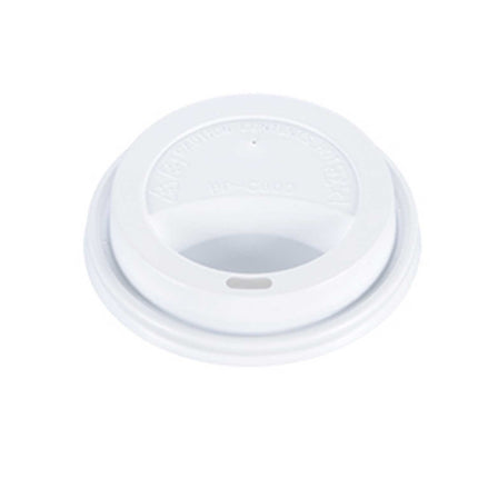 Couvercle Dôme Blanc Green Century pour Gobelets Chauds - Convient aux Gobelets de 236 ml, 1000/Caisse