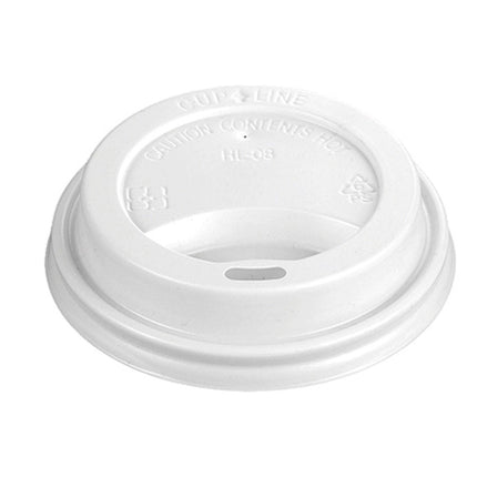 Green Century 80712 Hot Cup Dome Lid - White, 10-20oz, 1000/Case
