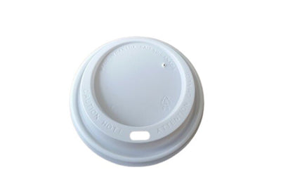 Couvercle Dôme Blanc pour Gobelets Chauds - Compatible avec les gobelets de 295 à 590 ml, 1000/Caisse