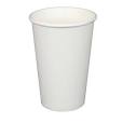 Gobelet en papier chaud Green Century - 12oz, blanc, 1000 gobelets/caisse