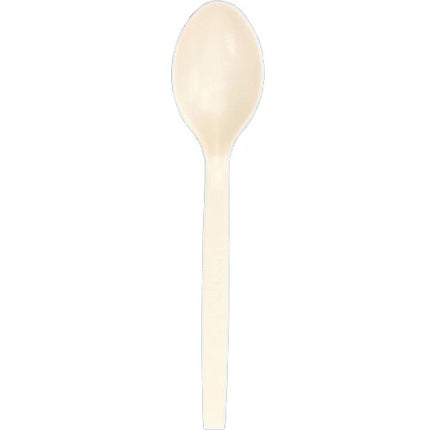 Green Century Plant Starch Soup Spoon - 7", 1000/Case