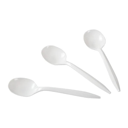 511 Food Service Plastic Soup Spoon - White, Polypropylene, 1000/Case
