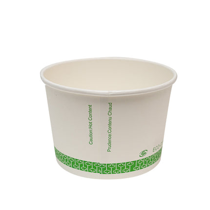 Bol compostable Eco-Emballage – 16oz, Blanc, 500/Caisse
