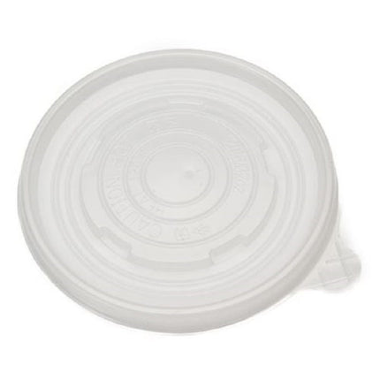 Eco-Packaging Vented Lid for 12-32oz Soup Cup - Clear, 1000/Case