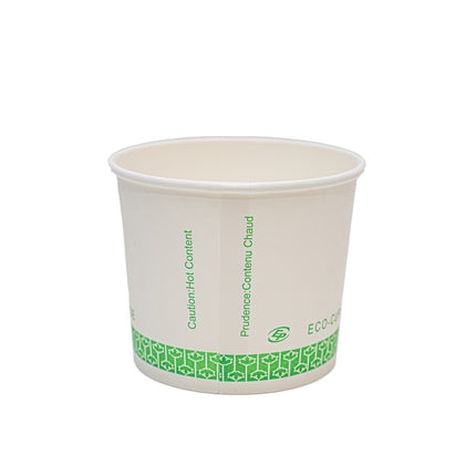 Bol à soupe en carton compostable Eco-emballage - 10oz, 1000/Caisse