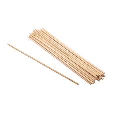 Brochettes en bois - Bouleau, 25 cm, 100/paquet, 10 paquets/boîte