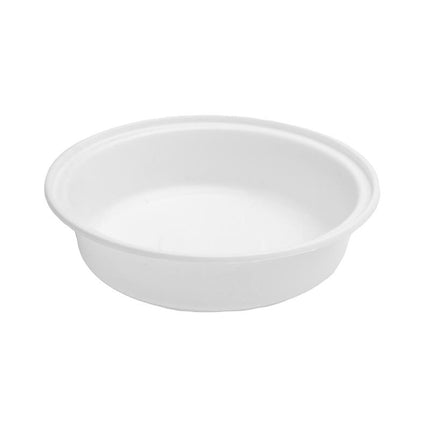 Eco-Packaging Plastic Round Shallow Bowl - 26oz, 7", 300/Case