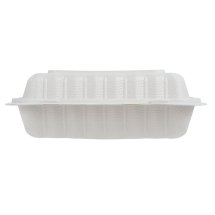 Ecosystems Hinged Containers - 9" X 9", 3?Compartment, MFPP, 150/Case