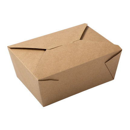 Récipient alimentaire en carton kraft 511 Hy pax - Taille n°4, 160/Caisse