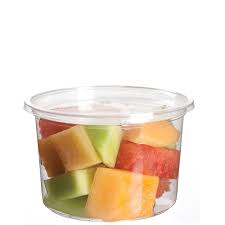 Eco Deli Containers - Round, 16oz, Clear, Polypropylene, 500/Case (Containers Only)