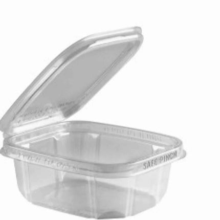 Contenant à charnière transparent inviolable Safe Pinch - 355 ml, 30,5x21,6x7 cm, 200 unités/caisse