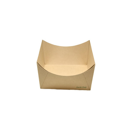 Eco-Packaging Earth Tray Bamboo Food Tray - 8in, Natural Colour, 300/Case