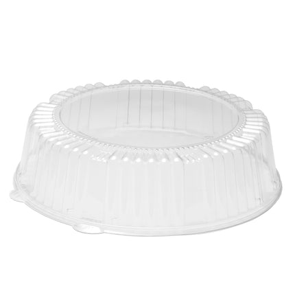 Couvercles bombés WNA Caterware - 30,5 cm de diamètre, 7 cm de hauteur, ronds, transparents, 25/caisse