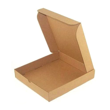 Boîte à pizza en carton ondulé Ecofolds - 33 cm, une face blanche, 5 cm de profondeur, ECT32, 50/paquet
