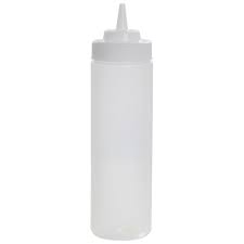 Bouteille souple - Large ouverture, 710 ml, Transparente, Vendue à l'unité