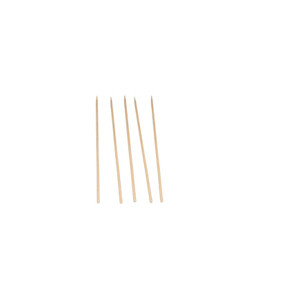 Birch Wood Skewer - Compostable, 7", Round Shape, Natural, 10000/Pack