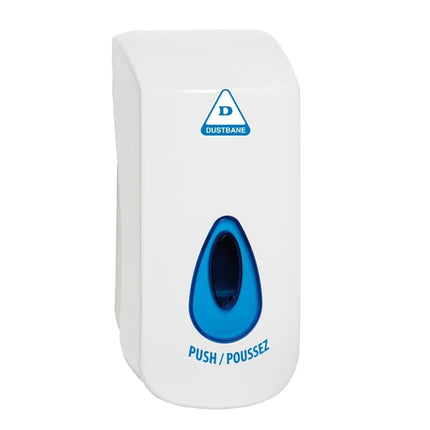Dustbane Bulk-Refill Foam Soap Dispenser - White, 900ml, Open Top, Sold Individually