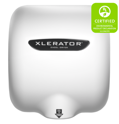 Xlerator XL-W Hand Dryer - 208-277V, White , Sold Individually
