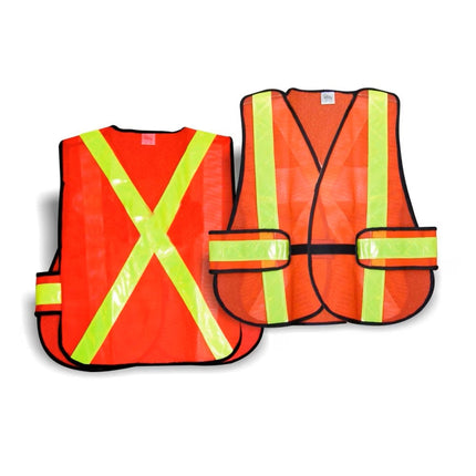 Stormfighter 5-Point Tear-Away Traffic Vest - 2XL/3XL, Hi-Viz Orange, Sold Individually