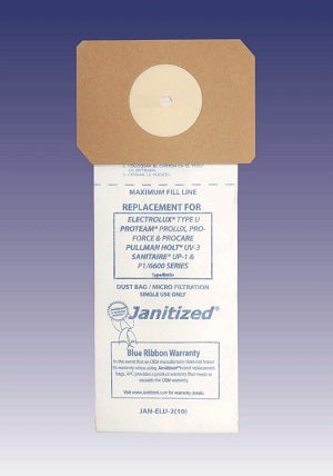 Janitized Paper Bag - Electrolux Type U, 10/Pack