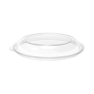 Couvercle Dôme, 7" X 1", Transparent, RPET, 400/Caisse