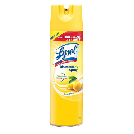 Lysol® Disinfectant Spray Lemon Breeze, 539g, 4/Case